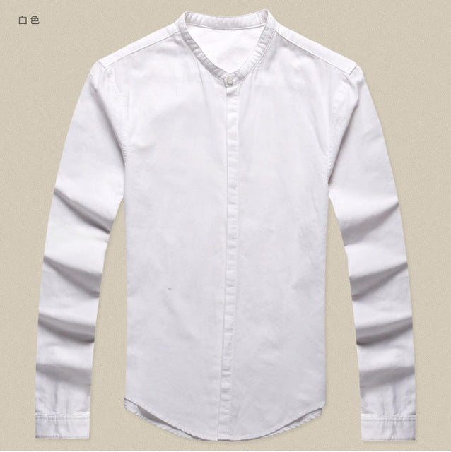 Men's Shirts Long Sleeve Male